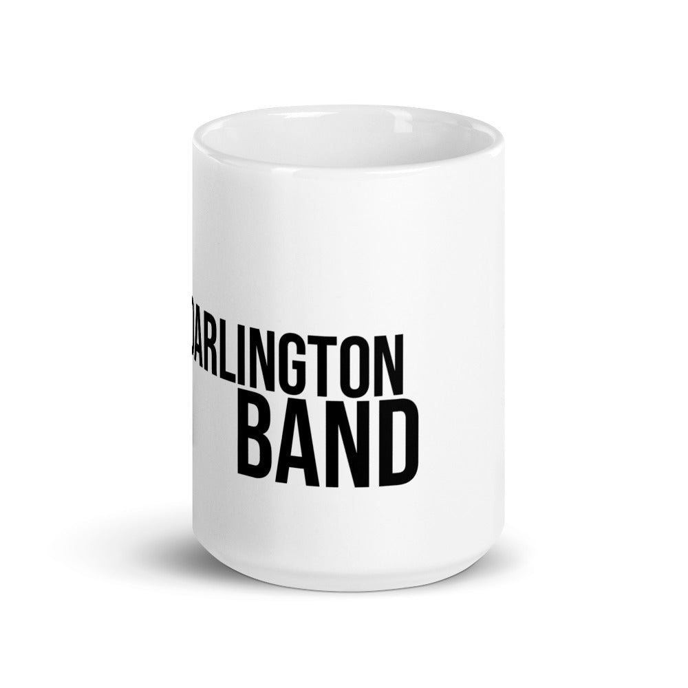 White glossy mug